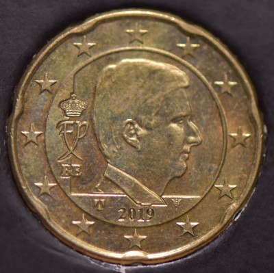 20 euro cent Belgia 2019 foto