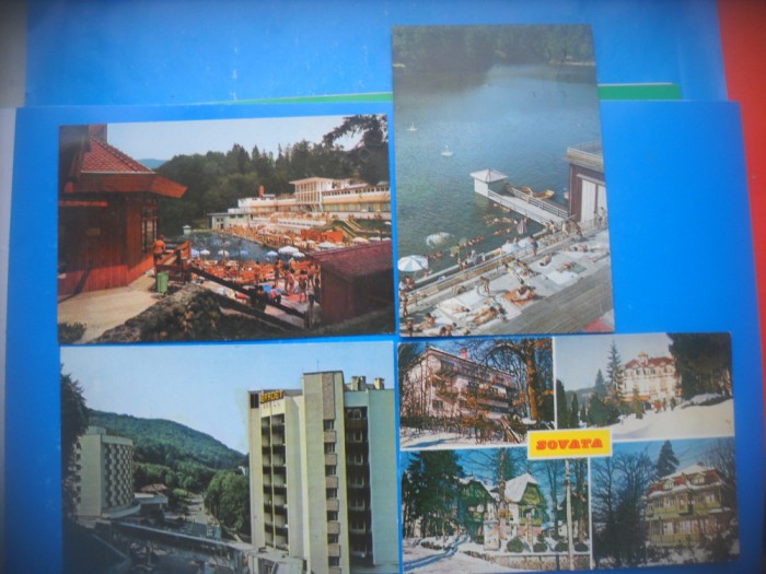 HOPCT LOT 3651 - 4 CARTI POSTALE-SOVATA - JUD MURES-CIRCULATE