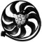 NRF 47376 Ventilator, radiator