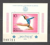 Romania.1976 Olimpiada de vara MONTREAL-Bl. YR.614, Nestampilat