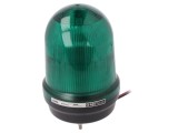 Semnalizator luminos LED verde QLIGHT Q100L, IP65, 10-30V DC, &Oslash;97x150mm