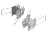 Suport U4 Profile LED TOPMET Otel Inoxidabil Natural Set 2 buc SMART16 SMART-IN16