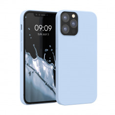 Husa pentru iPhone 12 / iPhone 12 Pro, Silicon, Albastru, 52641.58