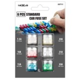 Set Sigurante Auto Carguard, 7.5A, 10A, 15A, 20A, 25A, 30A, 19x13mm