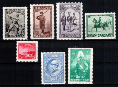 Romania 1931, LP 89, Centenarul Armatei Romane, seria, MNH LUX! foto