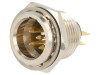 Conector XLR mini 5 pini tata Amphenol, pentru lipire, montare pe panou, 4A, AG5MCC