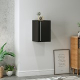 Dulap suspendat metalic negru Burl&ouml;v 50x33x35 cm [en.casa]
