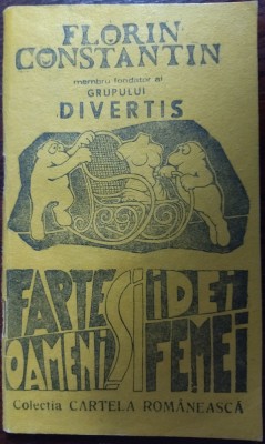 FLORIN CONSTANTIN, MEMBRU FONDATOR GRUPUL DIVERTIS: OAMENI IDEI FAPTE FEMEI/1991 foto