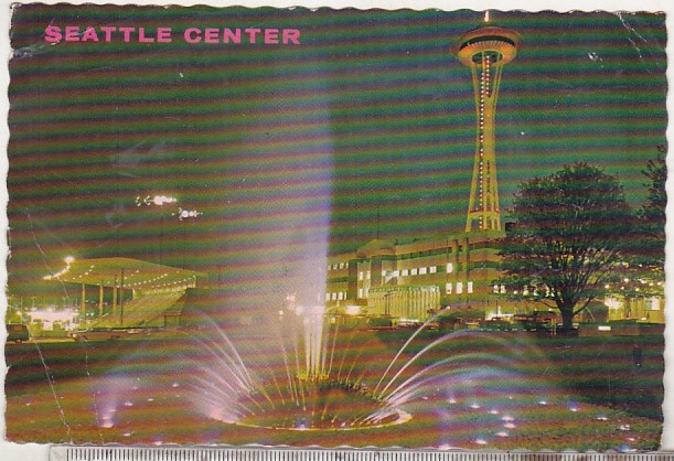 bnk cp SUA - Seattle - circulata spre Romania 1973 - francatura mecanica