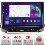 Navigatie Jeep Compass 2021- QLED 2K Octa core 4+32 DSP 360 Optic FHD internet gps radio carplay android auto kit-compass2021+EDT-E410-2K CarStore Tec