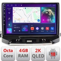 Navigatie Jeep Compass 2021- QLED 2K Octa core 4+32 DSP 360 Optic FHD internet gps radio carplay android auto kit-compass2021+EDT-E410-2K CarStore Tec