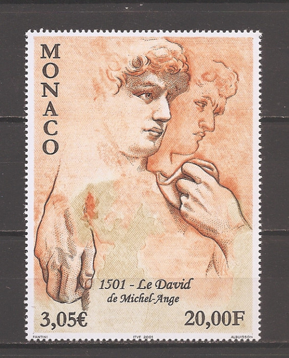 Monaco 2001 - Cea de-a 500-a aniversare a lui David, MNH