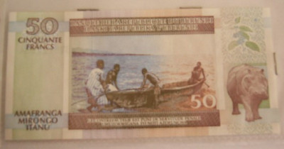 M1 - Bancnota foarte veche - Burundi - 50 franci - 1994 foto