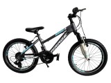 Bicicleta copii UMIT Mirage Girls, culoare turcoaz, roata 20 , cadru aluminiu