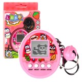 Jucarie interactiva Tamagotchi Pet Egg, 6.5 x 5.5 x 2 cm, roz, Lean 23452