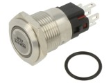 Comutator anti-vandalism Poz 2 SPDT 0,5A 220VAC IP40 verde