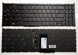 Tastatura laptop noua ACER SWIFT SF315-51 /SF315-52/SF315-41 a315-42 a315-42g a315-54 a315-54k BLACK (Backlit Without FRAME) US