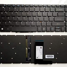 Tastatura laptop noua ACER SWIFT SF315-51 /SF315-52/SF315-41 a315-42 a315-42g a315-54 a315-54k BLACK (Backlit Without FRAME) US