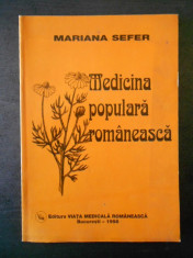 MARIANA SEFER - MEDICINA POPULARA ROMANEASCA foto