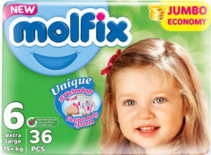 Molfix 6 junior+ scutece copii 36 buc foto