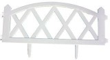 Gardulet de gradina, 2,3 metri, alb sau maro, set 4 piese de 57 X 24 cm