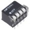 Comutator DIP-SWITCH 4 Secțiuni OFF-ON 0,0025A 24VDC
