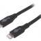 Cablu USB 2.0 Lightning la USB-C 1m Negru 87W