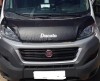 Husa Capota Fiat Ducato 2014-2018, Piele Ecologica, Negru + Carlige Montaj