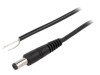 Cablu Alimentare DC 5,5/2,1 Negru 1,5m