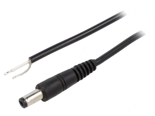 Cablu Alimentare DC 5,5/2,1 Negru 1,5m
