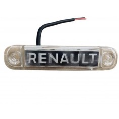 Lampa de gabarit cu LOGO Renault Alb 12v-24v