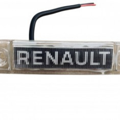 Lampa de gabarit cu LOGO Renault Alb 12v-24v