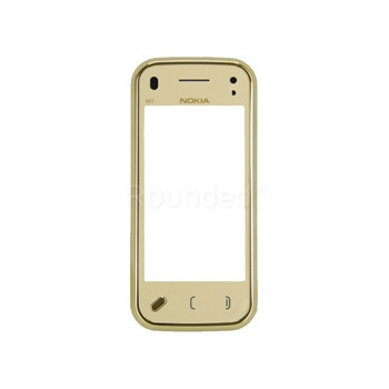 Nokia N97 mini Frontcover Gold incl. Panou tactil foto