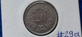 ELVETIA 20 RAPPEN 1960