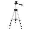 Trepied Cameră/Telefon, Rotire Orizontală 360░, Rotire Verticală 90░, &Icirc;nălțime Reglabilă, Aluminiu, Argintiu/Negru, Oem
