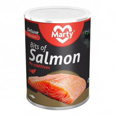 Conserva pentru pisici MARTY Deluxe Bits of Salmon 400 g foto