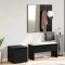 vidaXL Set mobilier hol cu sertar 3 pcs Stejar negru 80 x 31 x 40 cm 3332525