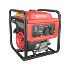 EXTOL PREMIUM generator pe benzina, pornire manuala, 3,5 kVA, 230V, 1 faza, invertor foto