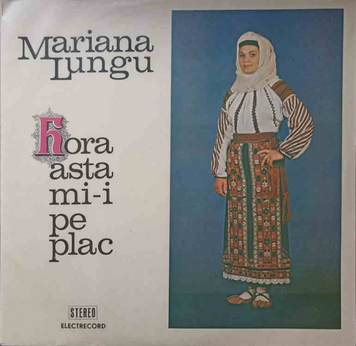 Disc vinil, LP. HORA ASTA MI-I PE PLAC-MARIANA LUNGU