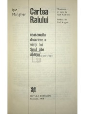 Itic Mangher - Cartea raiului (Editia: 1978) foto