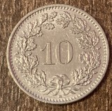 C50 - Moneda foarte veche - Elvetia - 10 rappen - 1990