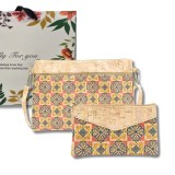 Cumpara ieftin Set cadou geanta si portfard din pluta cu imprimeu mozaic portughez