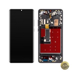 Display cu Touchscreen MP compatibil cu Huawei P30 Pro cu Rama Versiune OLED Negru