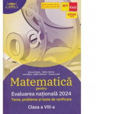 Matematica pentru Evaluarea Nationala 2024. Teme, probleme si teste de verificare pentru clasa a VIII-a