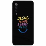 Husa silicon pentru Xiaomi Mi 9, Jesus Paints A Smile In Me