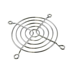 Protectie 80x80mm pentru ventilator metal fixare surub argintiu
