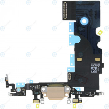 Conector de &icirc;ncărcare flex gold pentru iPhone 8 iPhone SE 2020