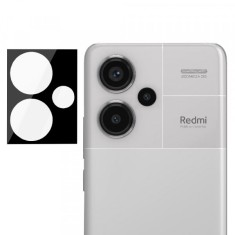 Folie de protectie Camera Spate Techsuit pentru Xiaomi Redmi Note 13 Pro+, Sticla Securizata, Neagra
