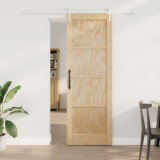 Ușă glisantă vidaXL cu set de accesorii 73.5x211 cm Lemn masiv de pin