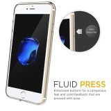 Cumpara ieftin Pachet husa compatibila cu Apple iPhone 6/6S MyStyle, slim TPU transparenta, cu folie de sticla gratis